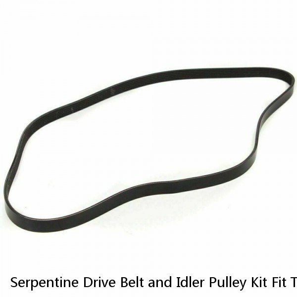 Serpentine Drive Belt and Idler Pulley Kit Fit Toyota Sienna 06-10 V6 3.5L 2GRFE (Fits: Toyota)