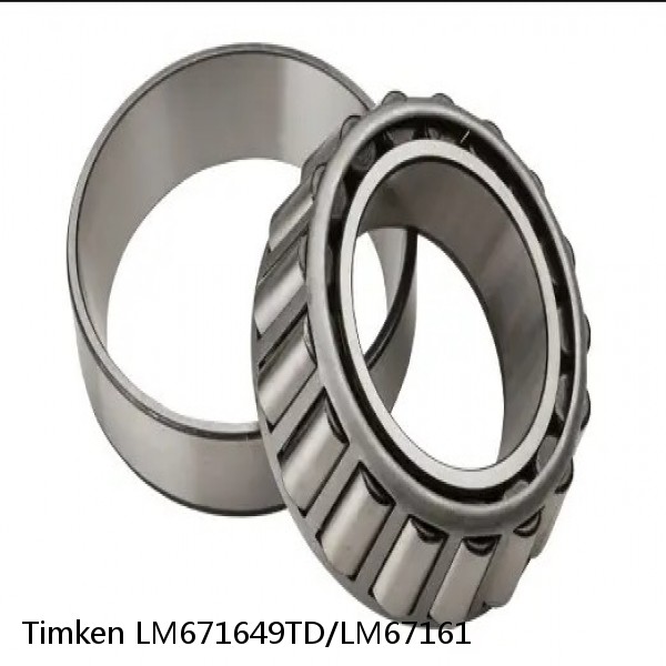 LM671649TD/LM67161 Timken Tapered Roller Bearing #1 image