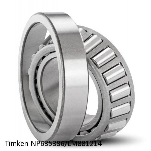 NP635386/LM881214 Timken Tapered Roller Bearing #1 image
