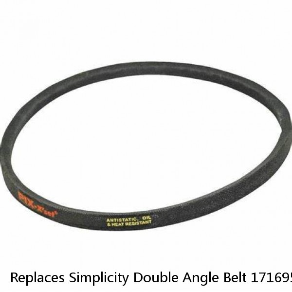Replaces Simplicity Double Angle Belt 1716959SM T 128AA  #1 image