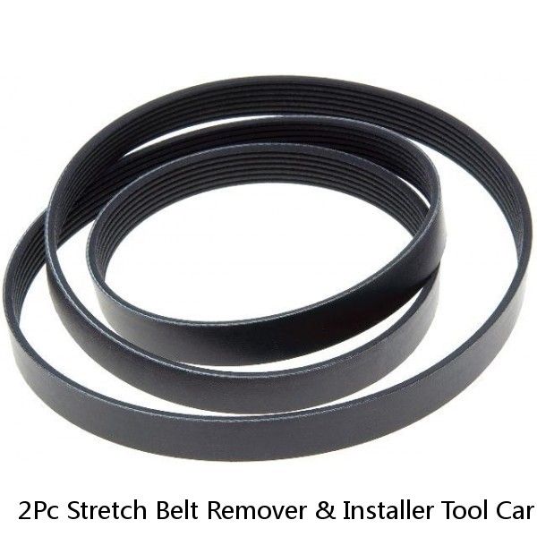 2Pc Stretch Belt Remover & Installer Tool Car Ribbed Drive Belt Removal Aid Tool #1 image