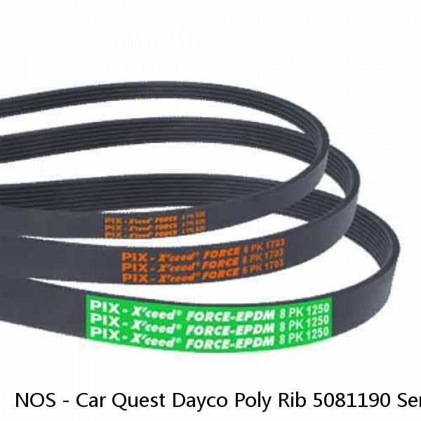 NOS - Car Quest Dayco Poly Rib 5081190 Serpentine Belt #1 image